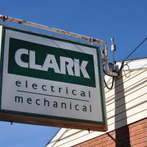 Clark Inc. Business Sign